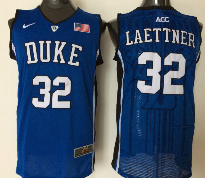 NCAA Men Duke Blue Devils 32 laettner blue.